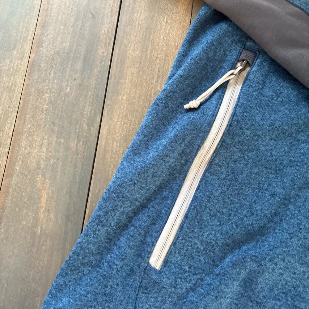 THE NORTH FACE Heather Blue Hiking Full Zip Hoodie Men's Size Medium (W8) - Picture 6 of 10